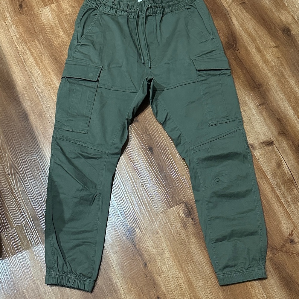 H&M Dark Green Men's Cargo Pants
